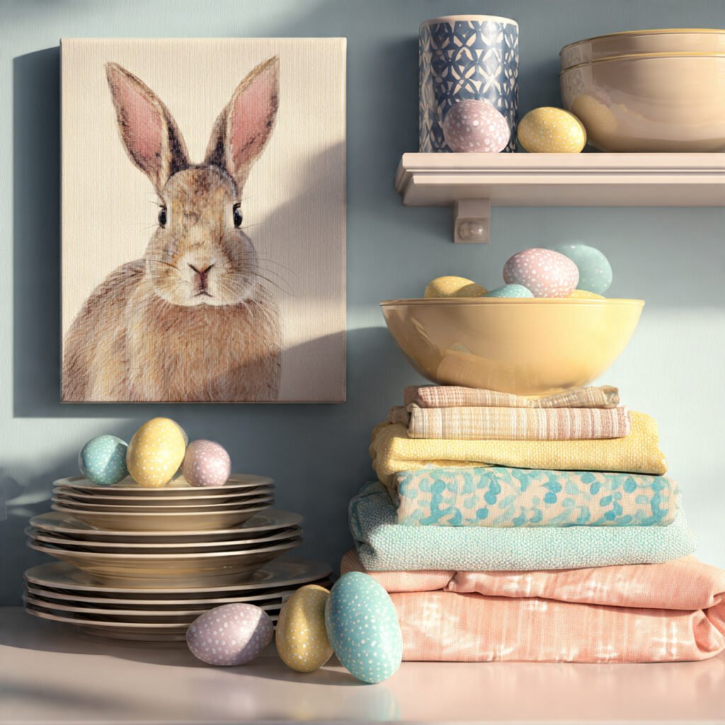 Whimsical Rabbit Kitchen Styling Ideas