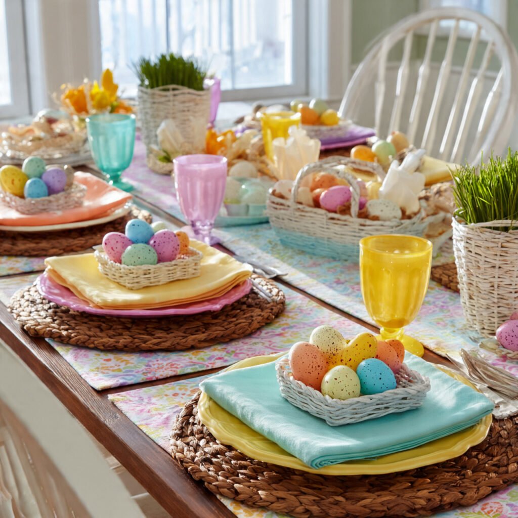 24 Beautiful Easter Table Settings Ideas for Every Style 13 Kid Friendly Celebration