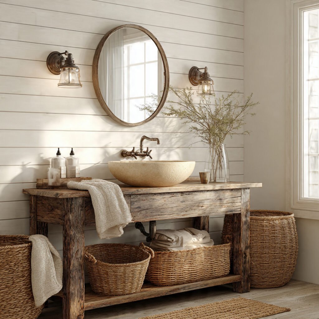 Farmhouse Bathroom Ideas