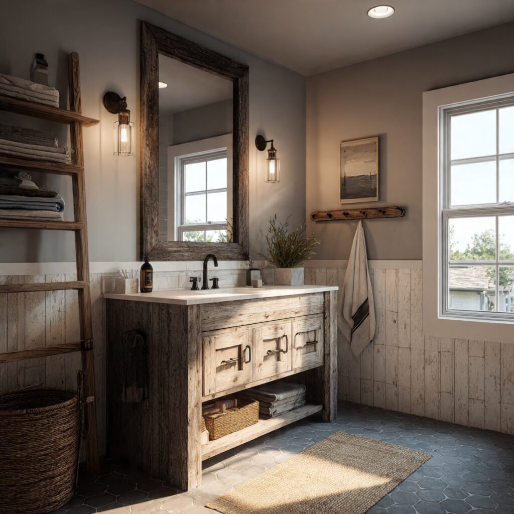 Rustic Mirror Decor Ideas