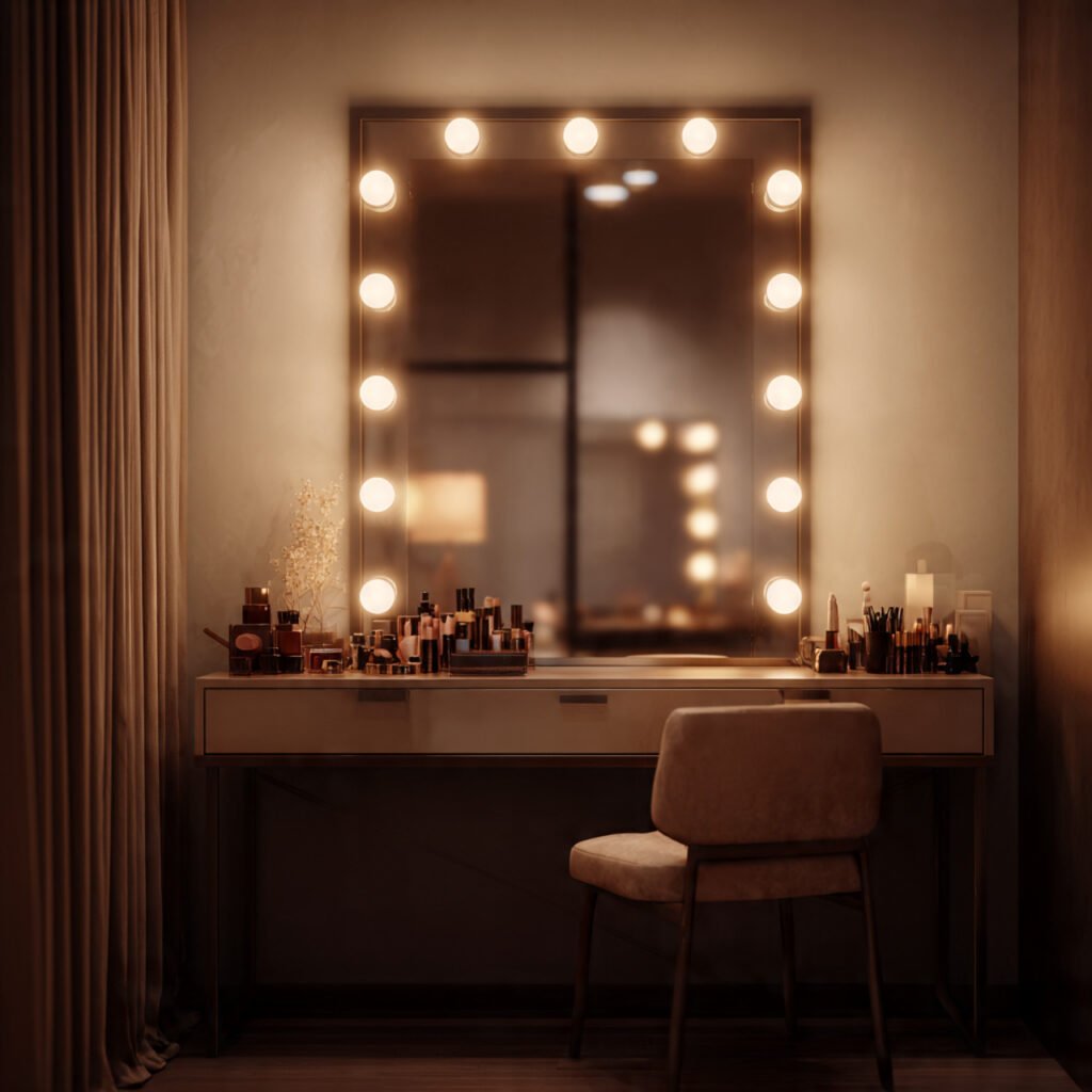 Vanity Mirror Setup Ideas