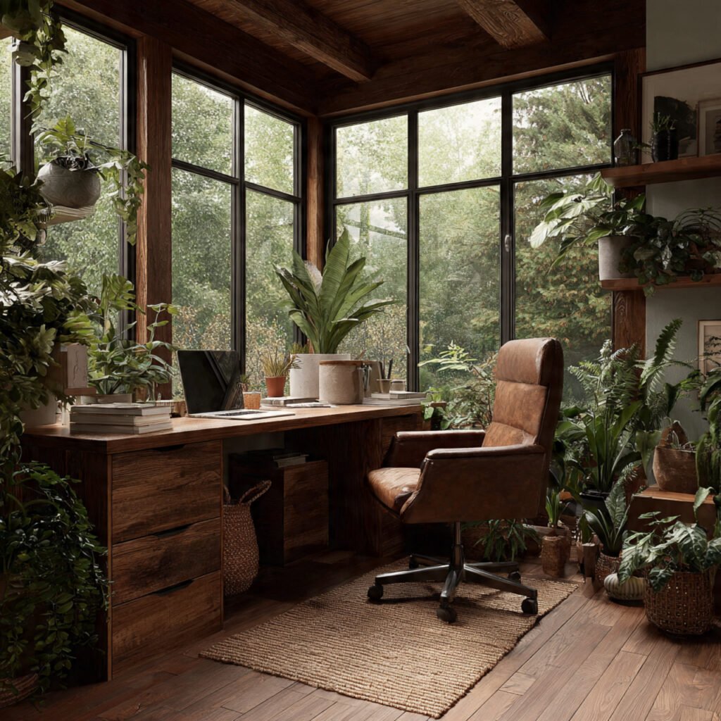 Nature-Inspired Home Office