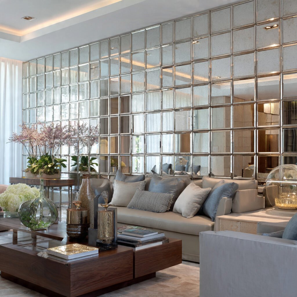 Mirrored Panel Wall Ideas