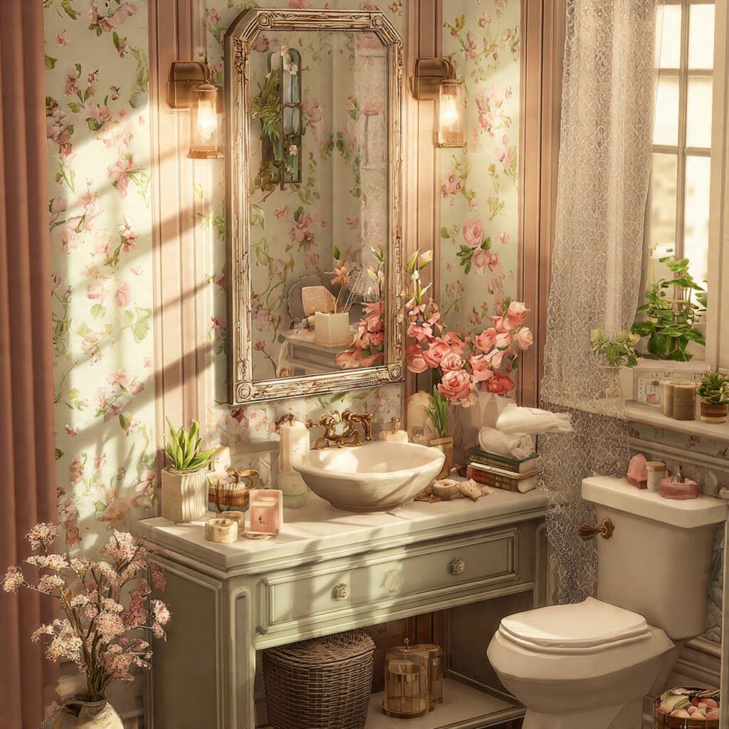 27 Creative Easter Bathroom Decor Ideas for Small & Stylish Spaces 9 Vintage-Inspired Holiday Bathroom Ideas