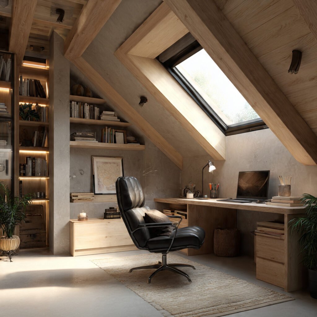 Attic Home Office