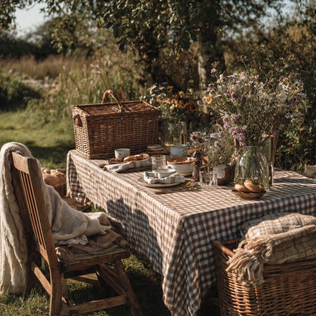 24 Beautiful Easter Table Settings Ideas for Every Style 10 Outdoor Picnic Arrangement