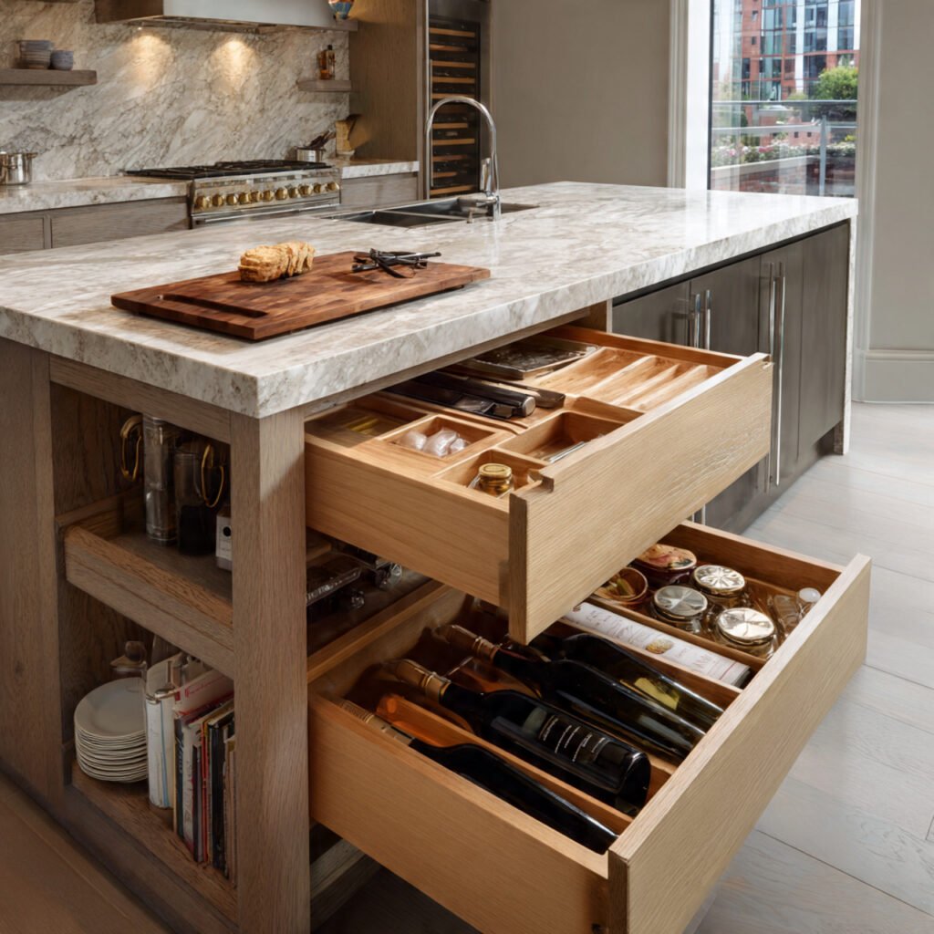 kitchen island storage