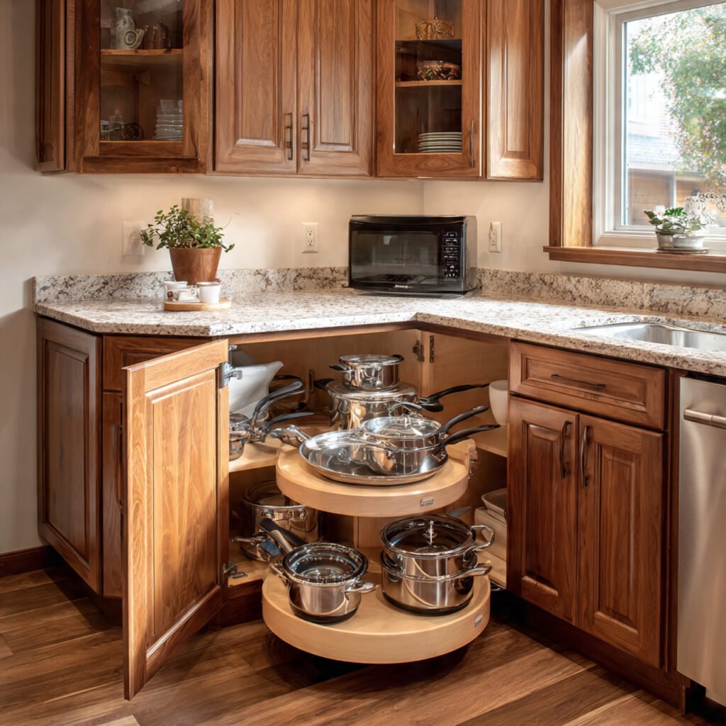 Corner Cabinet Island Ideas