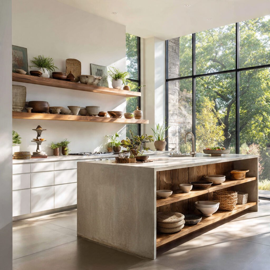 Floating Shelf Island Ideas