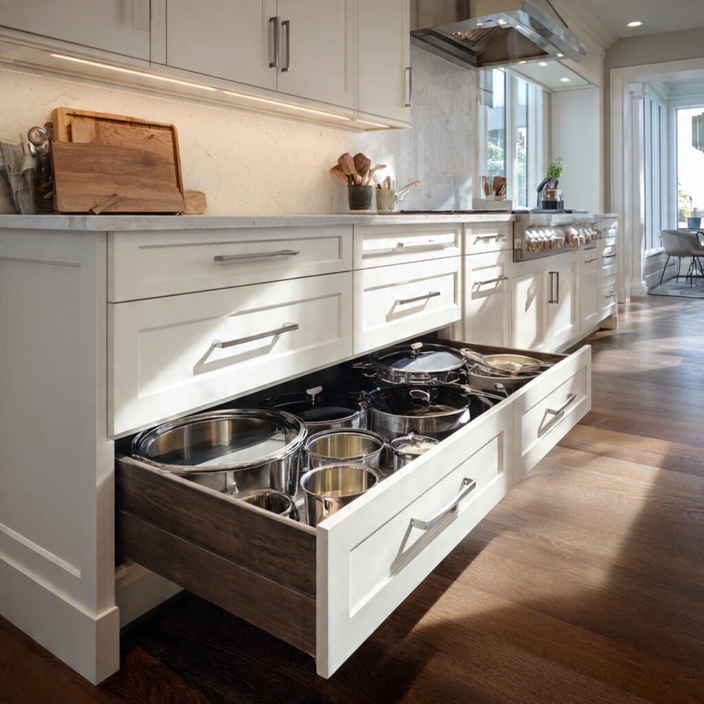 Deep Pot Drawer Island Ideas