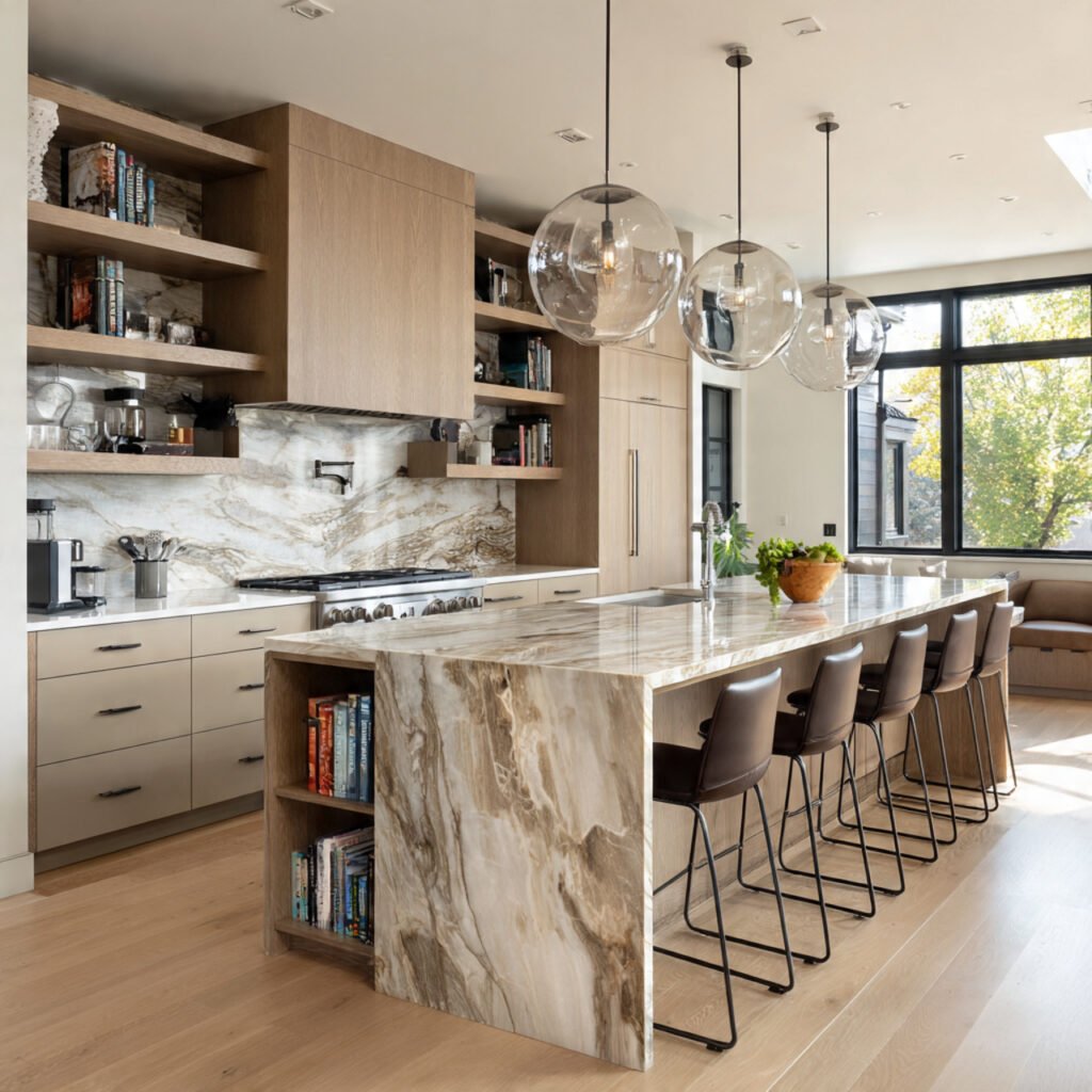 Double-Sided Storage Island Ideas