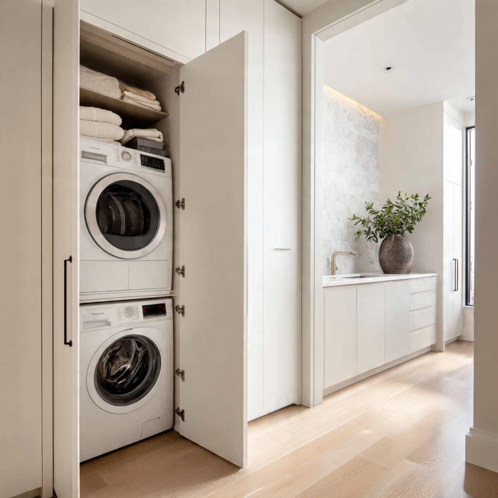 32 Stunning Laundry Room Makeover Ideas 2026 for Stylish Homes 15 Laundry Room Makeover Ideas with Hidden Appliances