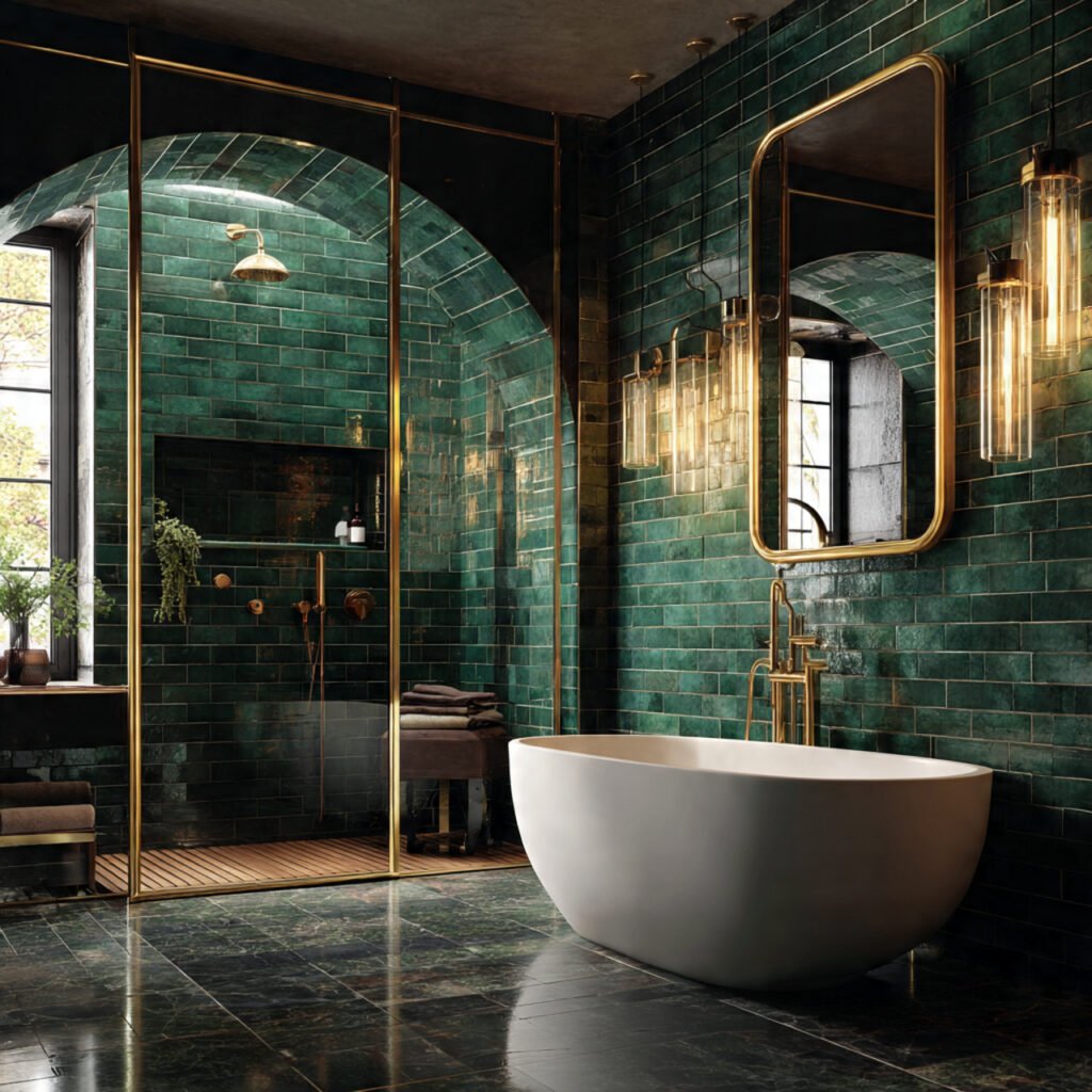 Emerald Green Bathroom Ideas