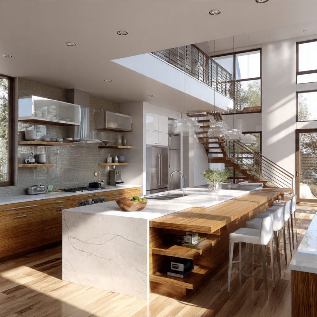 Multi-Level Island Storage Ideas