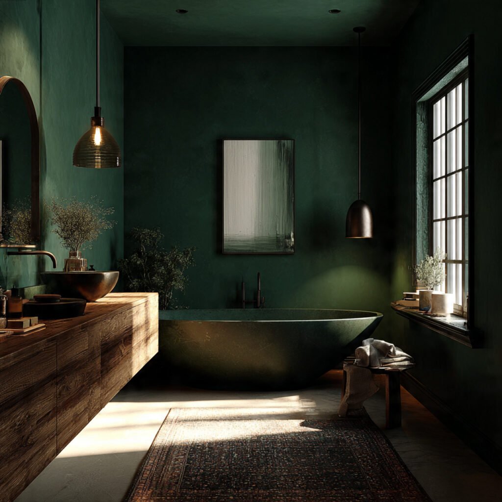 Forest Green Bathroom Ideas