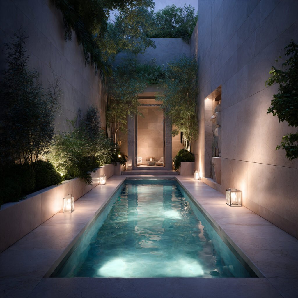 Courtyard Pool Ideas