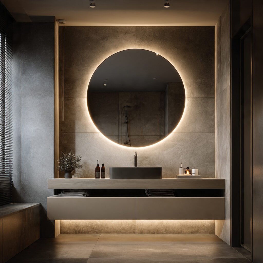 Mirror Backlit Lighting Ideas