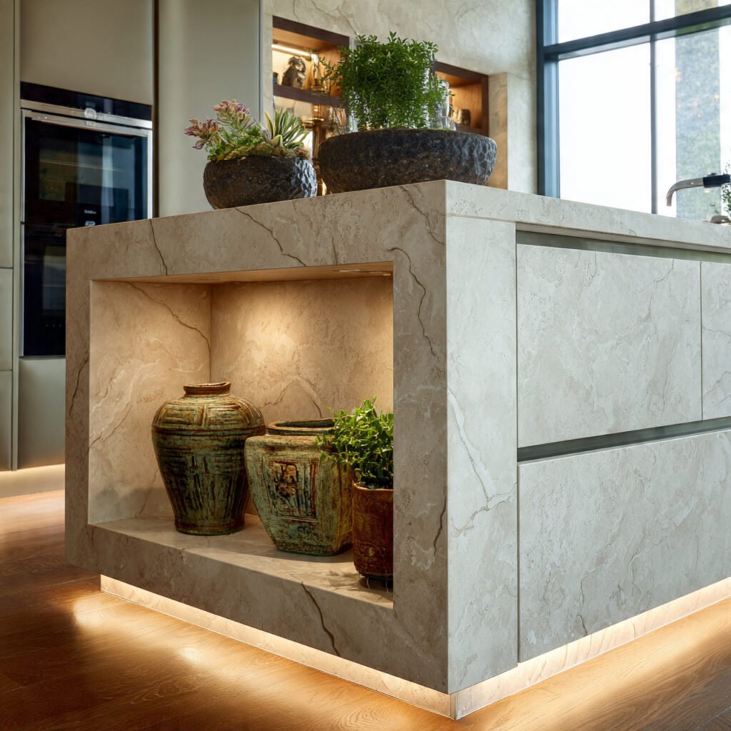 Display Niche Island Ideas