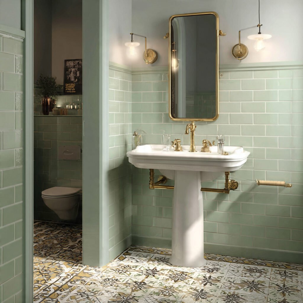 Vintage Green Bathroom Ideas