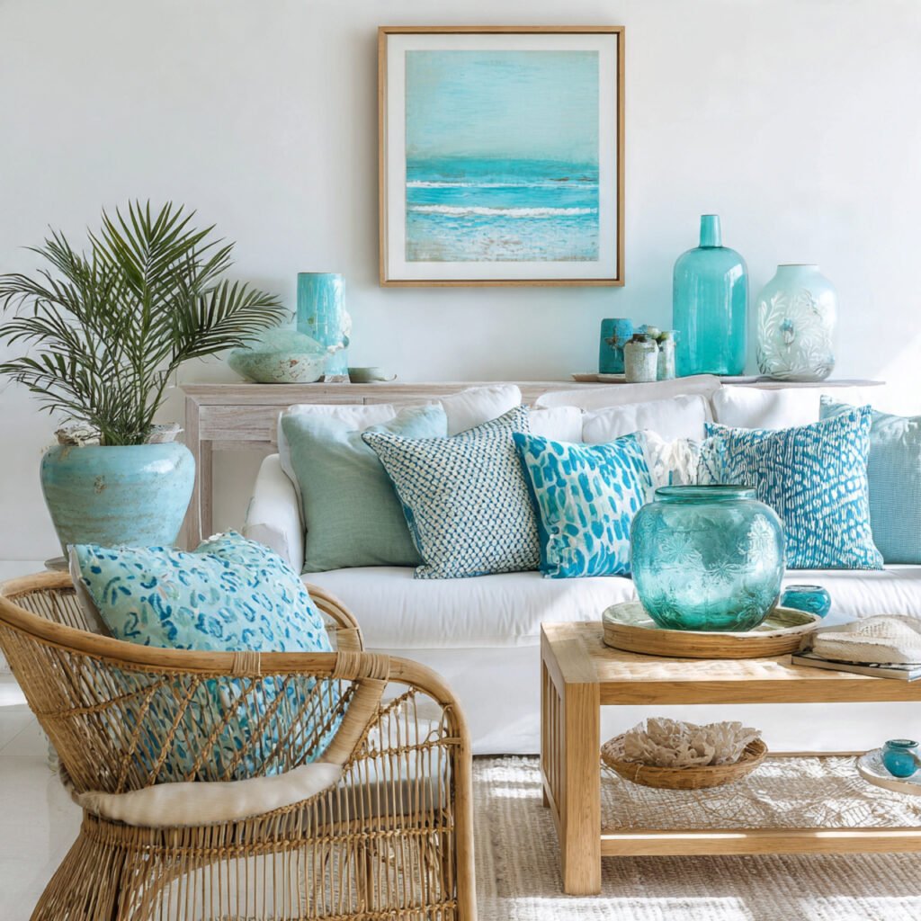 Aqua and Turquoise Refresh Ideas