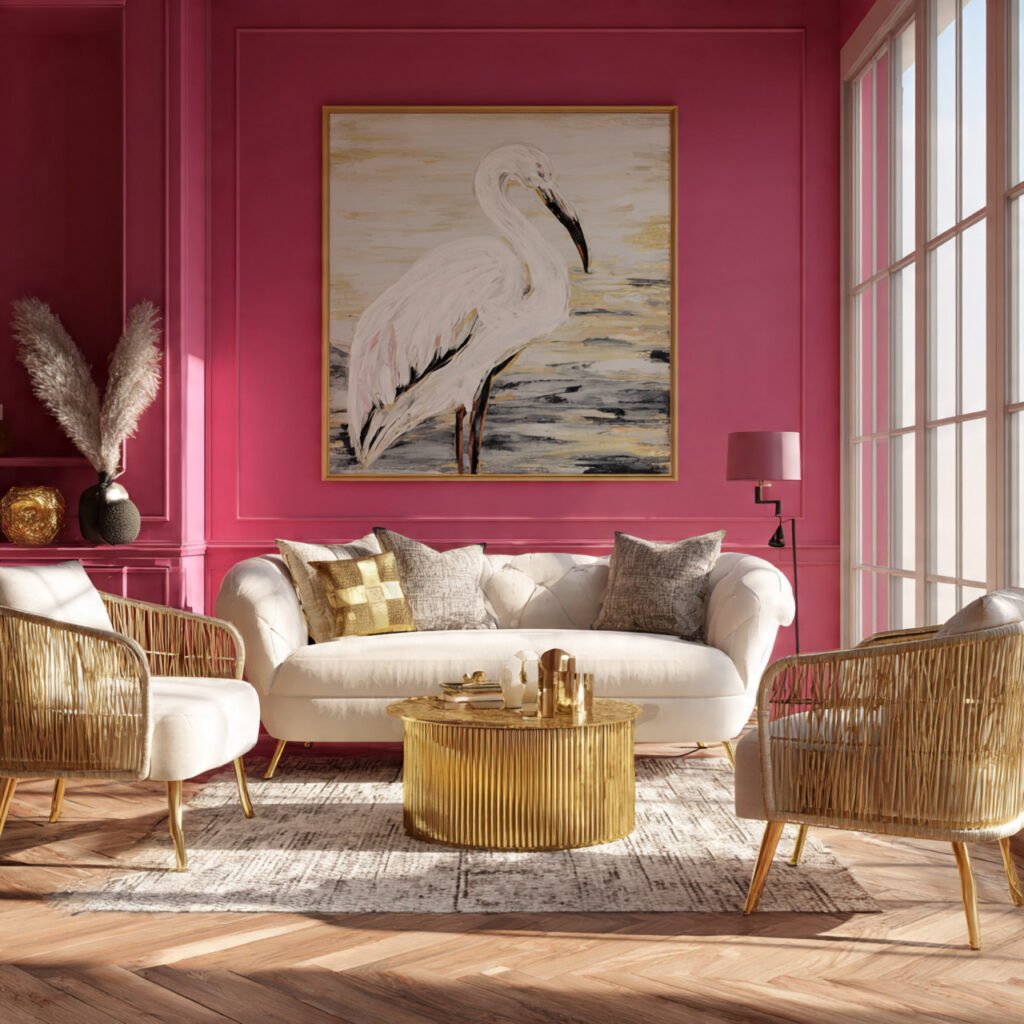 Flamingo Pink Statement Color Ideas