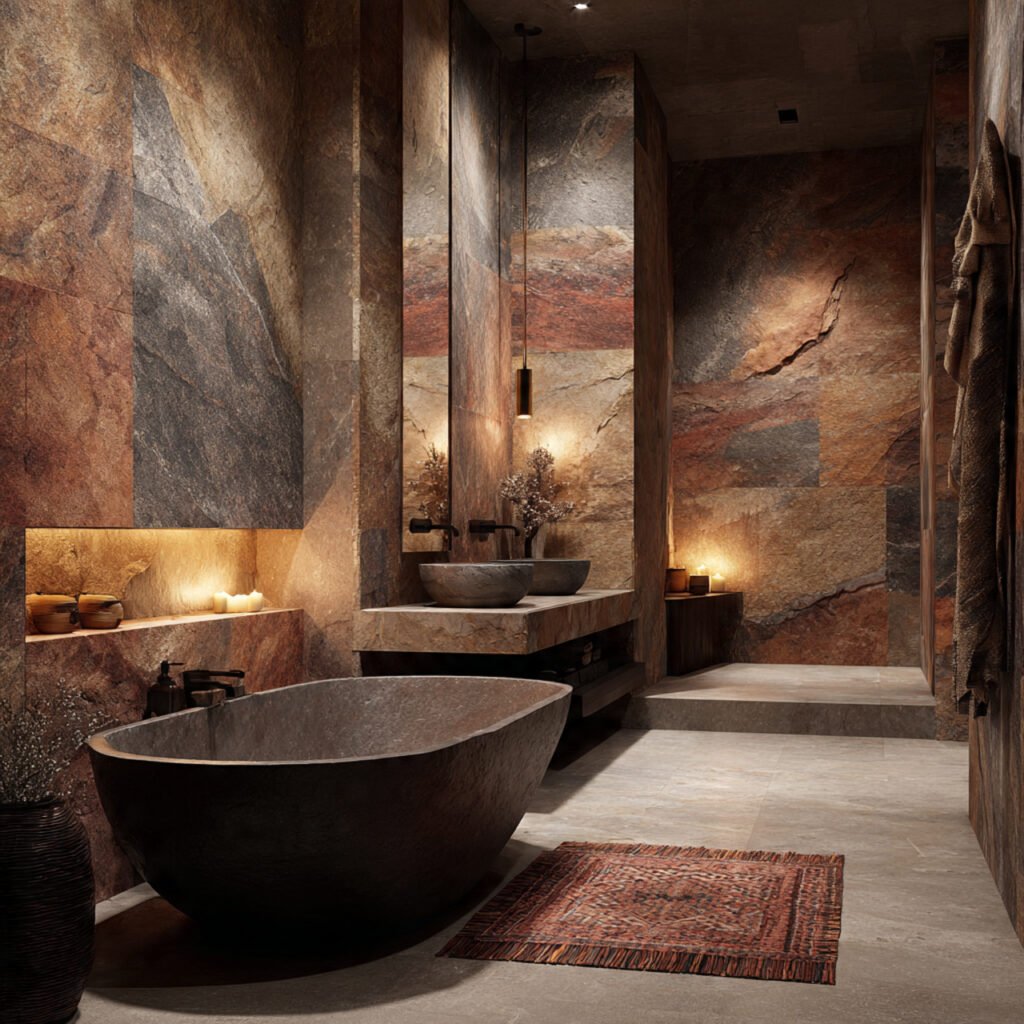 27 Stunning Bathroom Design Ideas to Transform Your Space 17 Natural Stone Interior