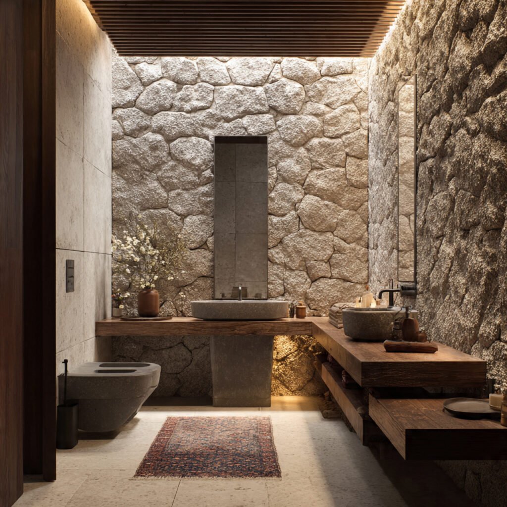 Stone and tile bathroom ideas