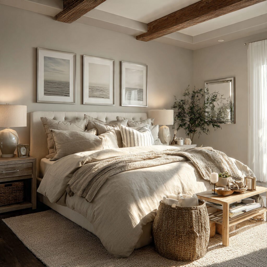 Beachy Sand and White Theme