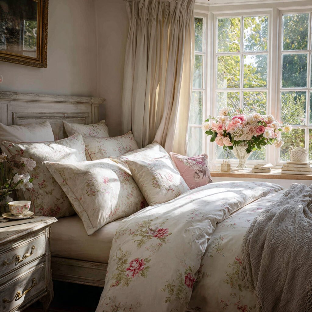 Floral Pattern Bedroom Ideas