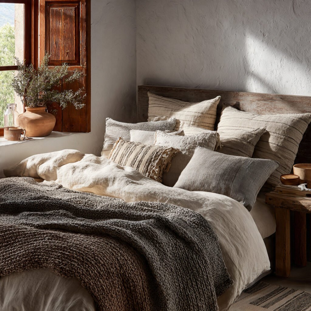 24 Summer Bedroom Aesthetic Ideas to Create a Dreamy and Relaxing Space 20 Cozy Light Texture Bedroom Ideas