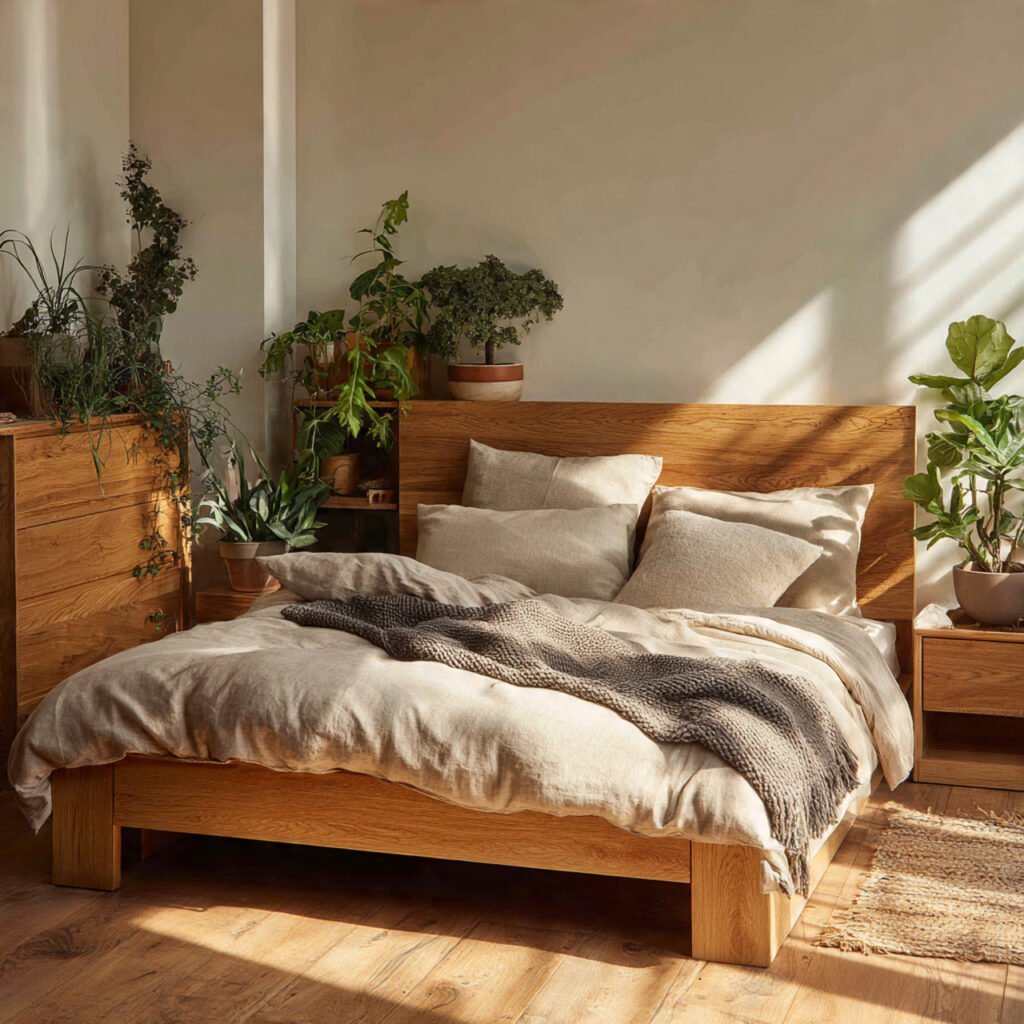 24 Summer Bedroom Aesthetic Ideas to Create a Dreamy and Relaxing Space 12 Natural Wood Bedroom Ideas
