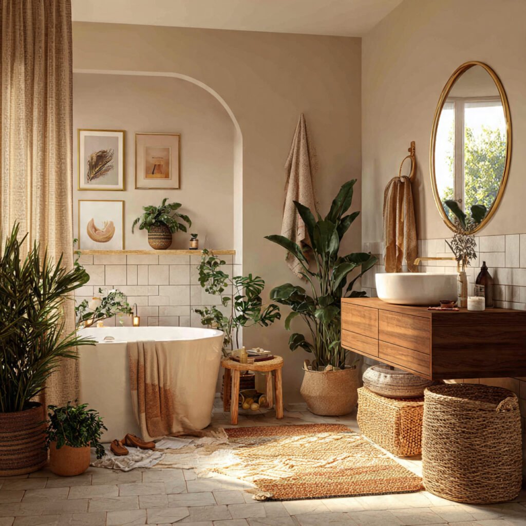 Boho bathroom ideas