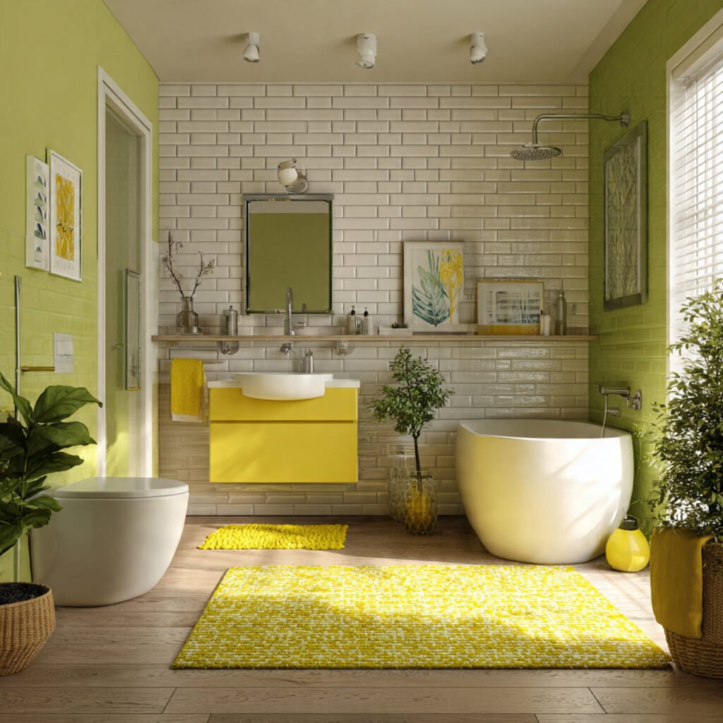 Citrus Inspired Bathroom Ideas
