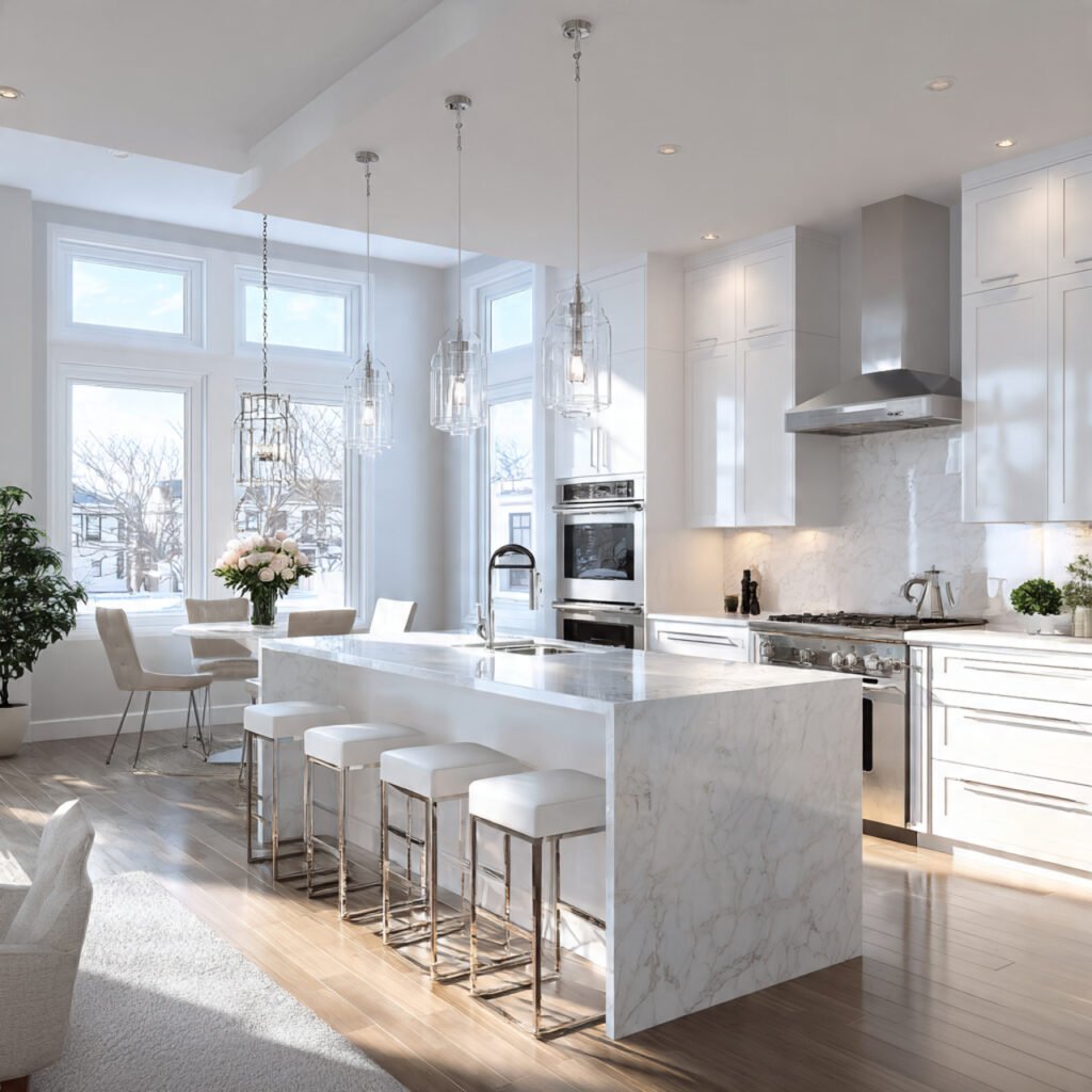 Bright White Kitchen Ideas