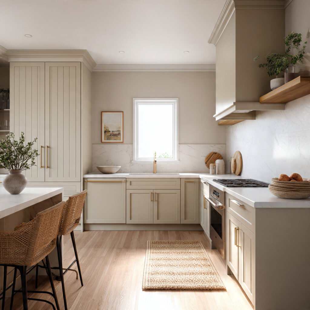 Neutral tone kitchen decor ideas