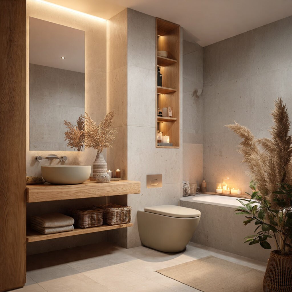 27 Stunning Bathroom Design Ideas to Transform Your Space 11 Neutral Tone Bathroom Style