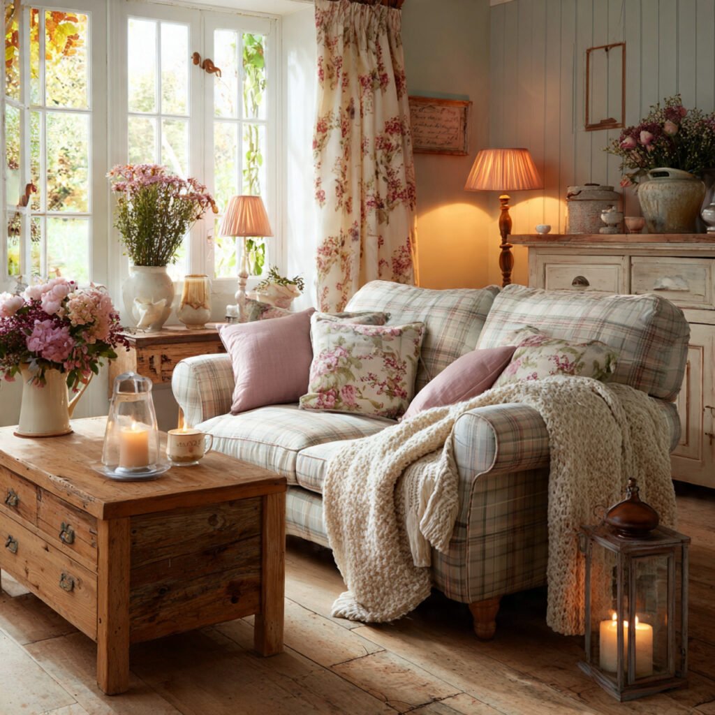 Cozy Cottage Style Living Room Ideas