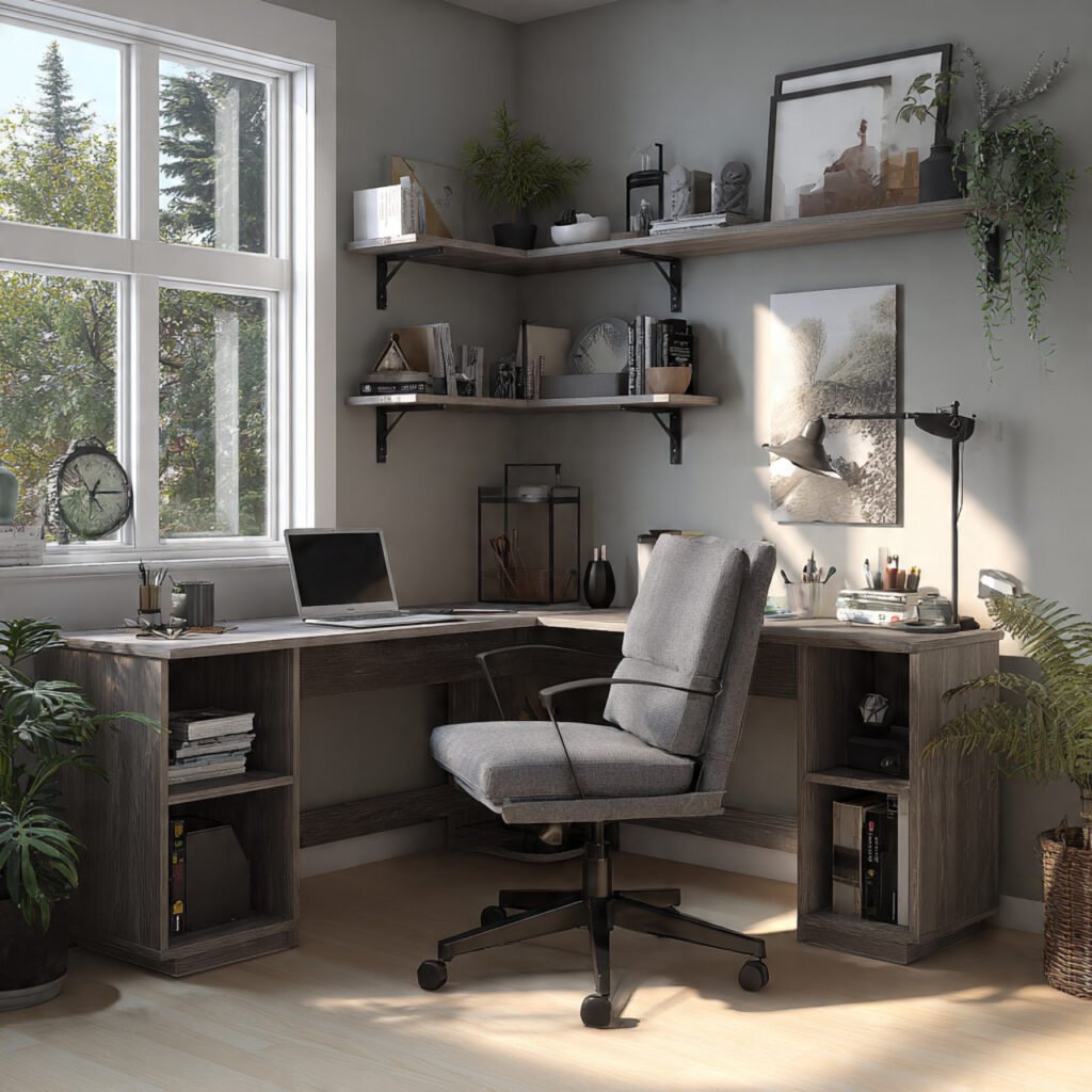 Corner Workspace Layout Ideas