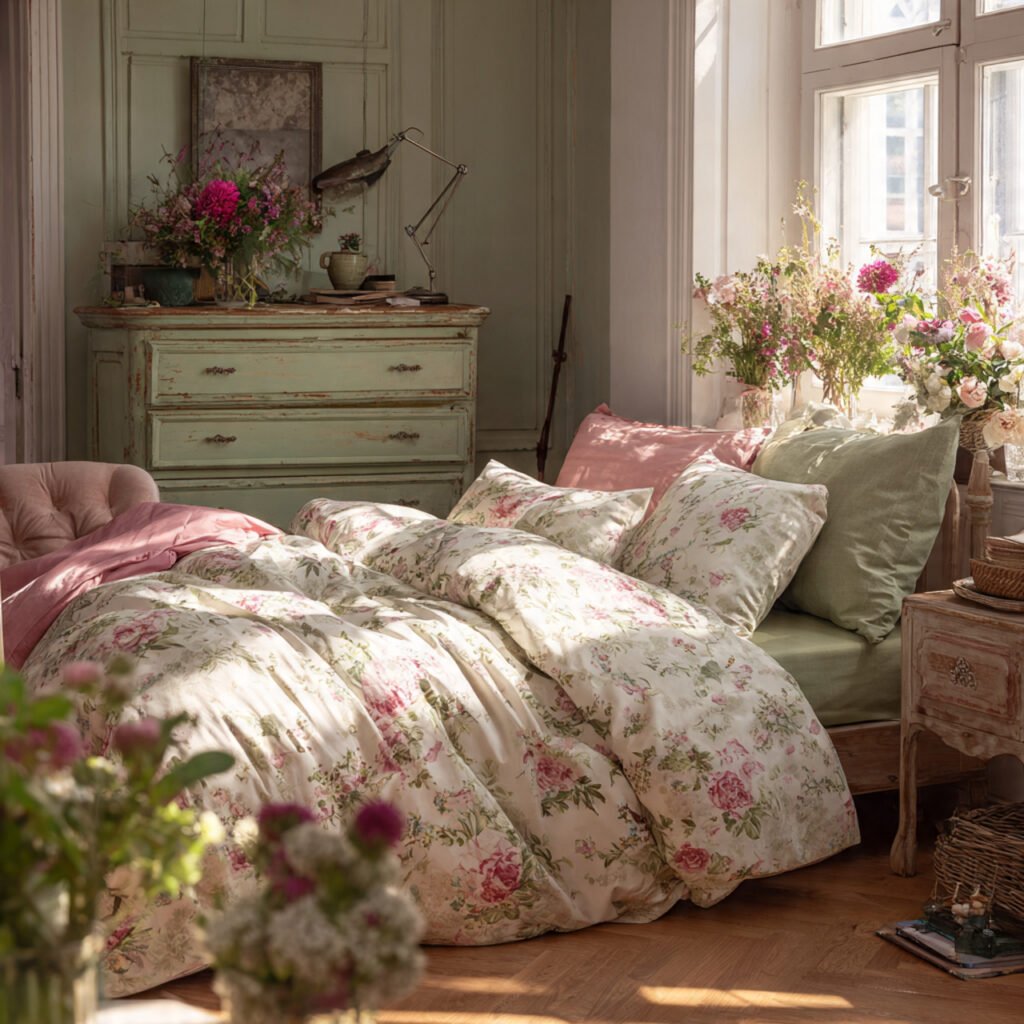 24 Summer Bedroom Aesthetic Ideas to Create a Dreamy and Relaxing Space 14 Floral Bedroom Ideas