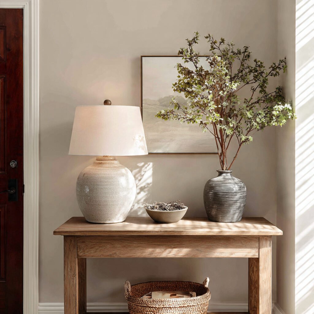 27 Stunning Entryway Table Ideas for Modern and Cozy Homes 12 Lamp and Console Styling Ideas