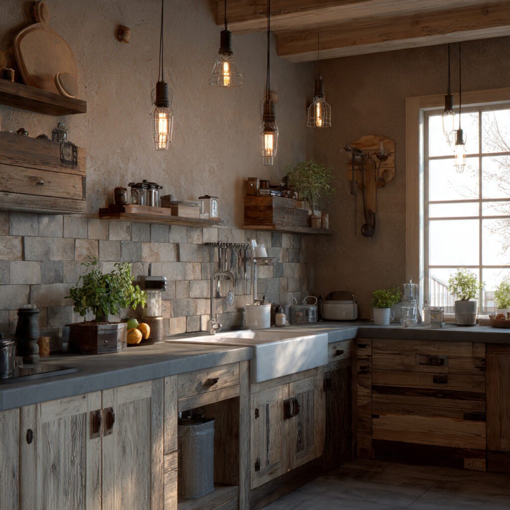 Rustic kitchen decor ideas