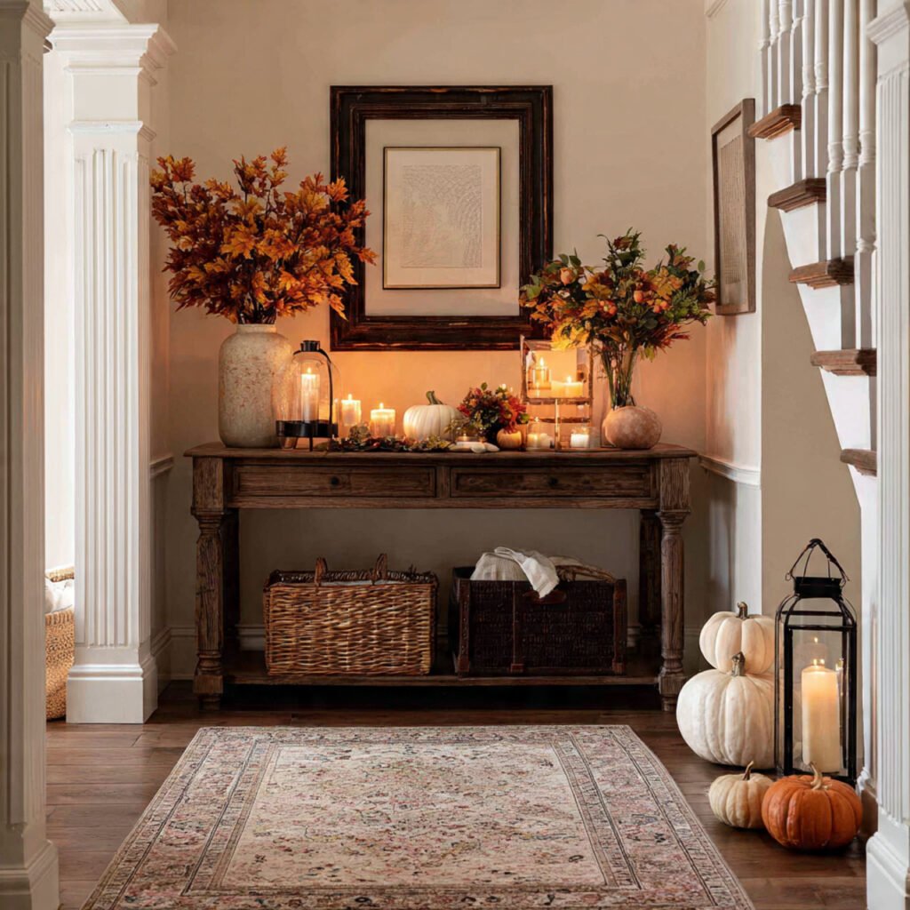 27 Stunning Entryway Table Ideas for Modern and Cozy Homes 22 Seasonal Foyer Decor Ideas