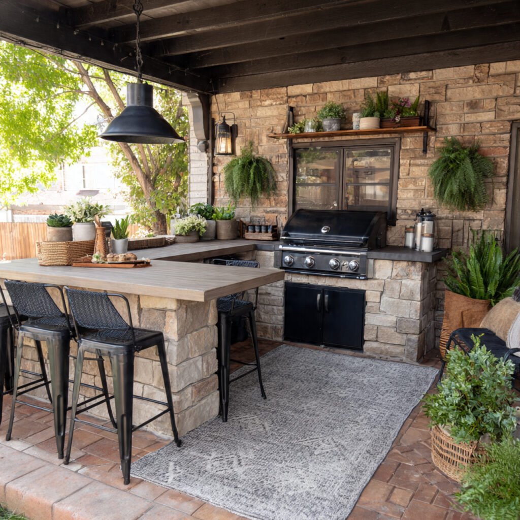 BBQ station kitchen ideas