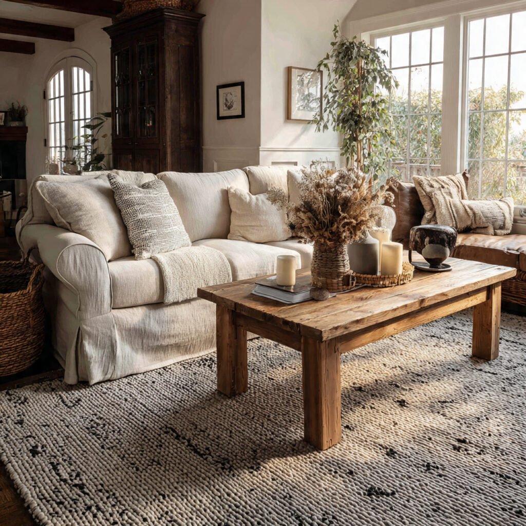 Layered Rug Living Room Ideas