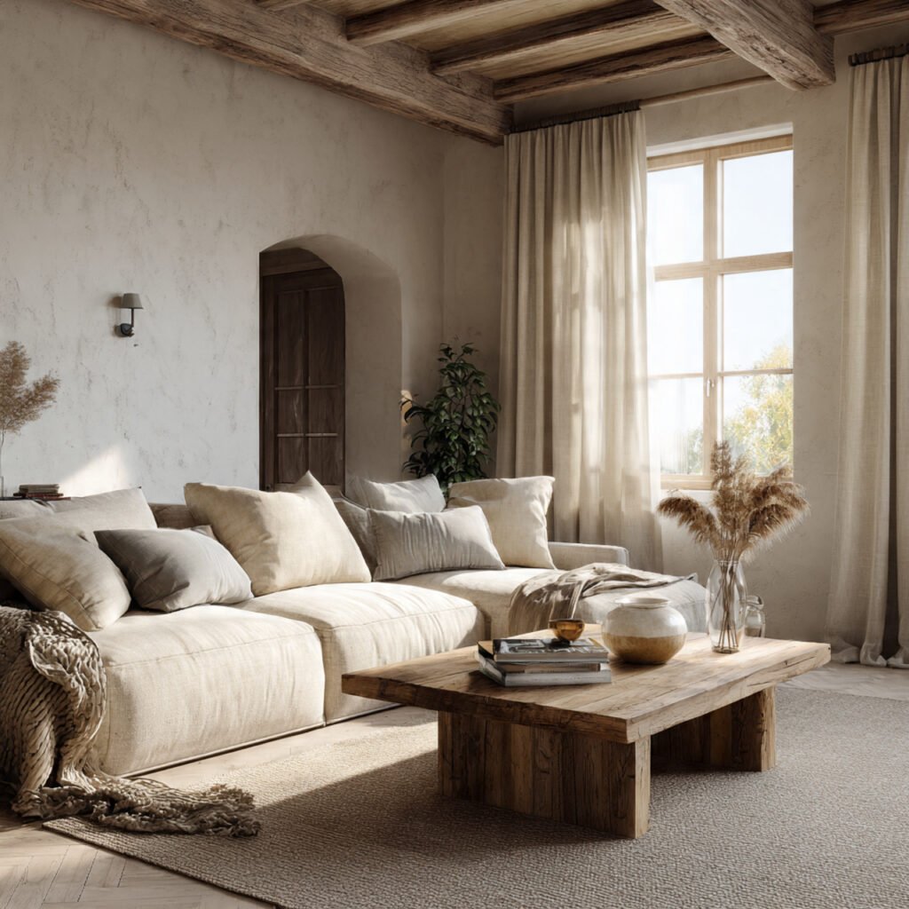 Neutral Farmhouse Color Palette Living Room Ideas