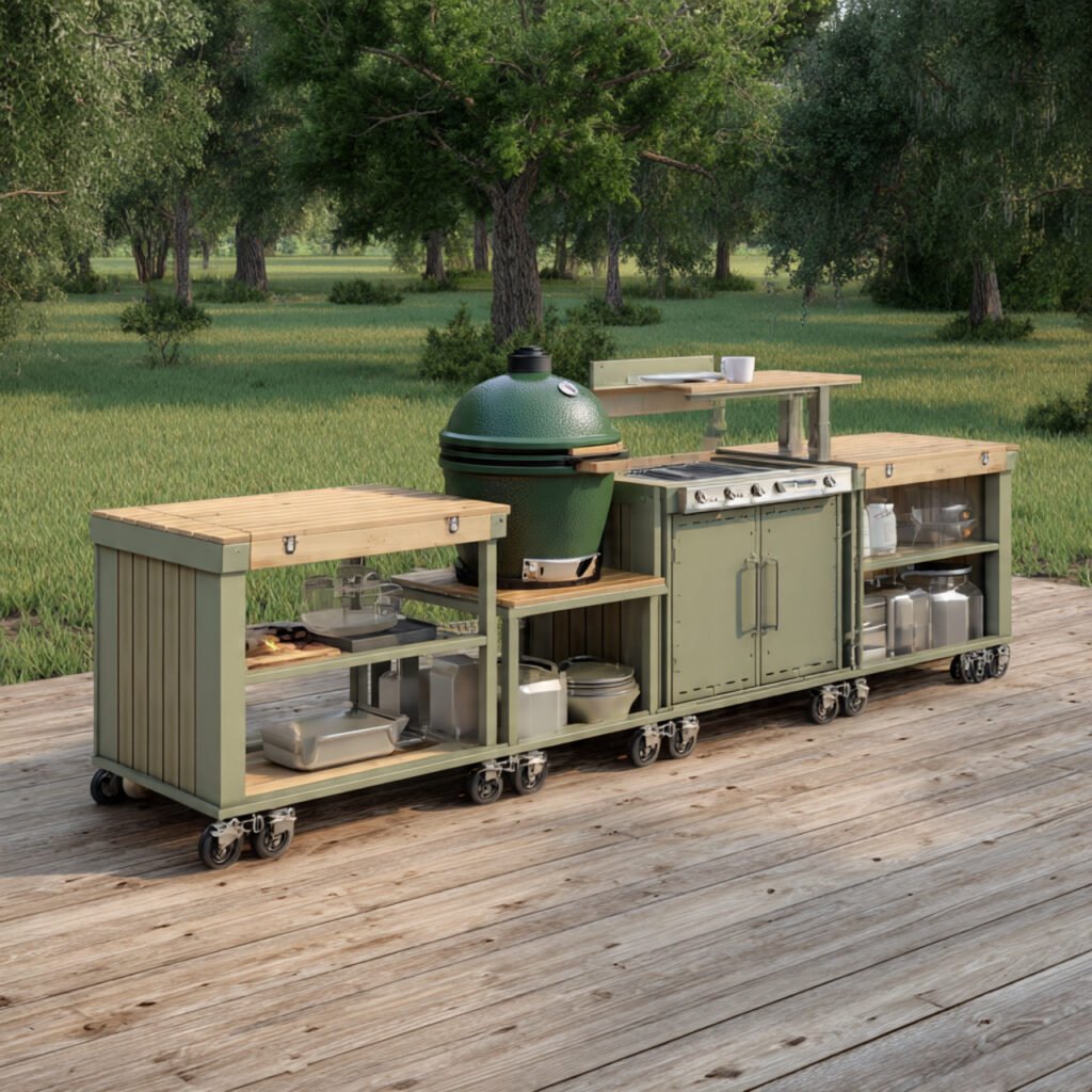 Portable kitchen setup ideas
