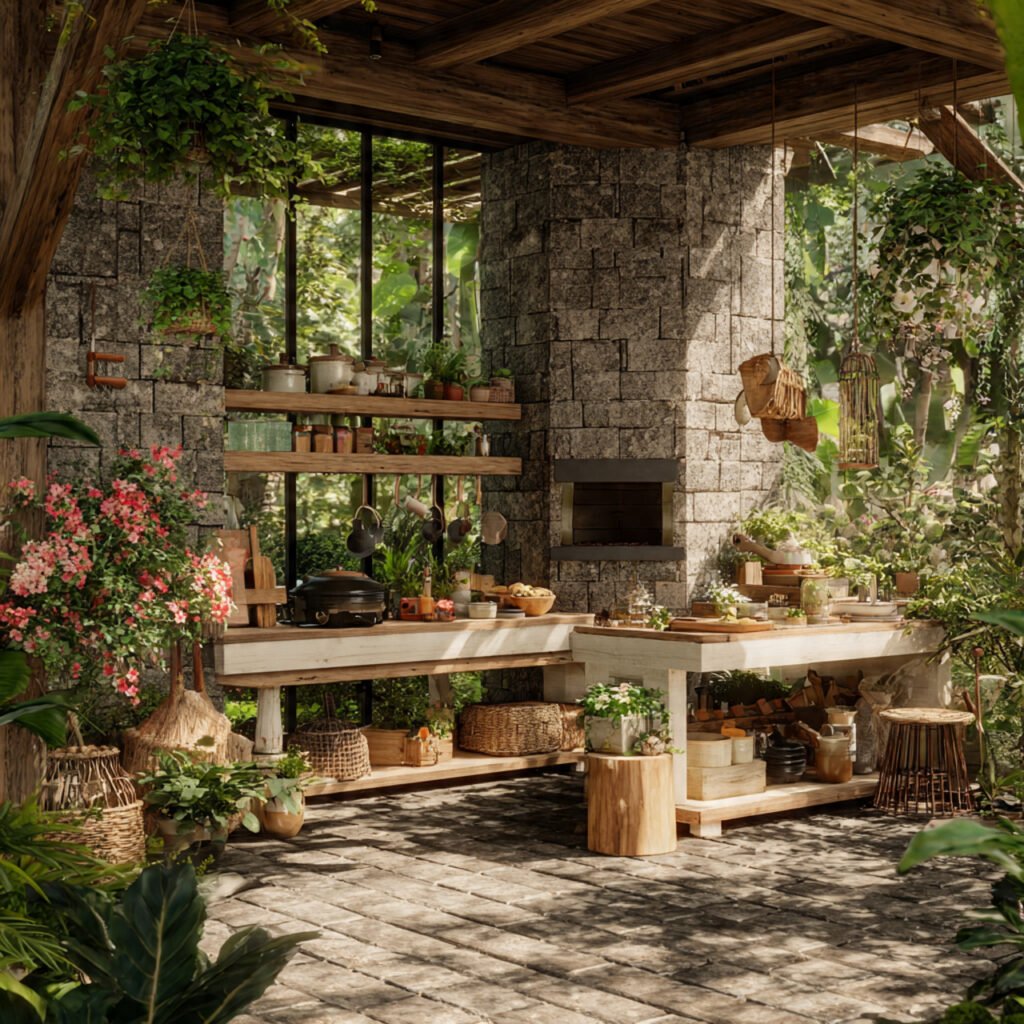 Garden kitchen ideas