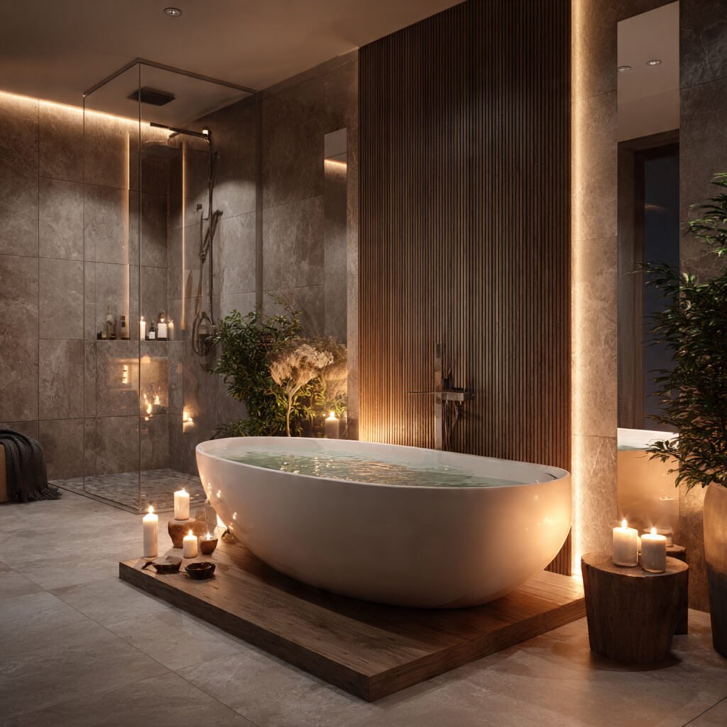 27 Stunning Bathroom Design Ideas to Transform Your Space 4 Luxury Spa-Inspired Bathroom