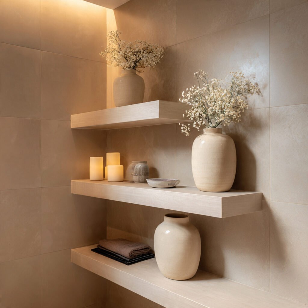 21 DIY Bathroom Shelving Ideas for Modern and Rustic Bathrooms 11 Minimalist Bathroom Shelf Decor Ideas