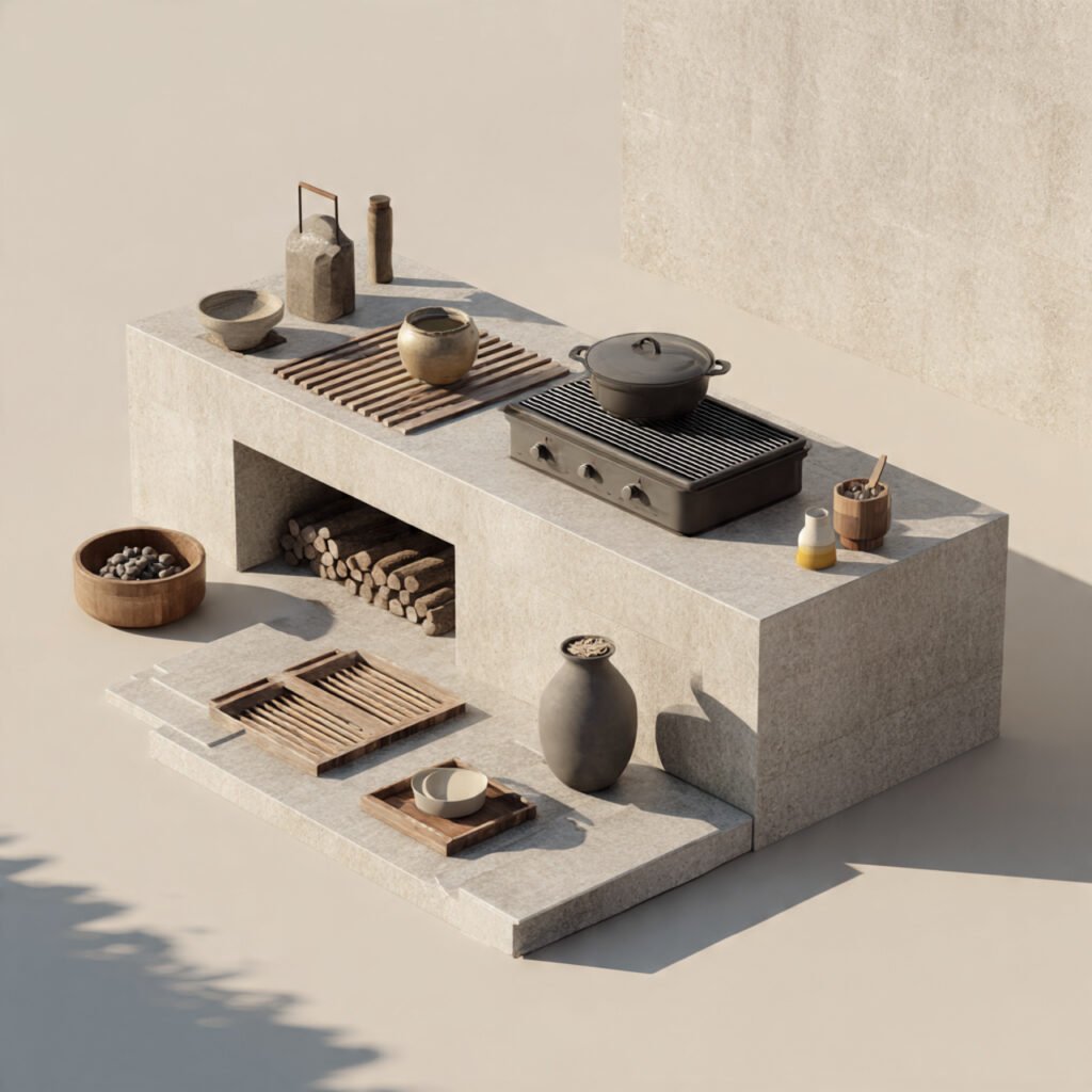 Minimalist outdoor cooking ideas